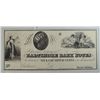 Image 2 : PROOF REMAINDER BEARER NOTE 6 1/4 cent BALTIMORE BANK JOHN CLARK