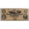 Image 2 : PROOF $5 REMAINDER BEARER NOTE FARMERS BANK MISSOURI LEXINGTON