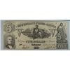 Image 2 : 1861 $5 CONFEDERATE STATES of AMERICA  note PMG30  est $125-$150