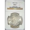 Image 1 : 1884-CC MORGAN DOLLAR NGC MS62
