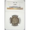 Image 1 : 1841 SEATED QUARTER NGC VF20