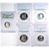 Image 1 : 2 1976S silver quarters ICG PR70 DCAM and PCGS PR69 DCAM-