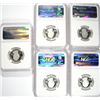 Image 2 : 2012S silver quarters set EARLY RELEASE  NGC PF69 ULTRA CAMEO