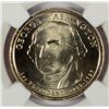 Image 2 : 2007 Washington $  Mint error missing edge lettering  NGC65