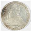 Image 1 : 1843 Seated Liberty half $  all G/VG cleaned  est $30-$35