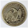 Image 2 : 1838  Seated Liberty quarter all original color VG/F est $30-$35