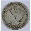 Image 2 : 1917D  T1 Standing Liberty quarter  all original color F/VF  est $90-$95