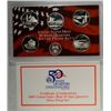 Image 5 : 2004 AND 2005 UNITED STATES MINT  SILVER STATE QUATERS PROOF SETS