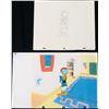 Image 1 : Donald Duck Cel Animation Almost There Original Drawing