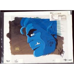 Orig X-Men Signed Stan Lee Art Background Cel Animation