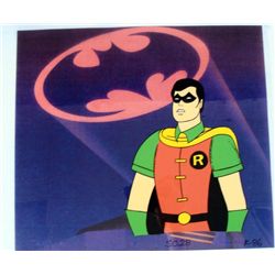 Cel Original Batman Animation Robin on Duty Background