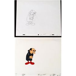 Cel Totally Lost Original The Smurfs Drawing Animation