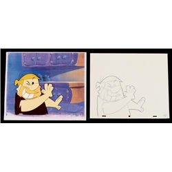 Drawing Original Flintstones Cel Production Barney Wink