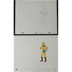 Cel Brainstorming Original Herculoids Animation Drawing