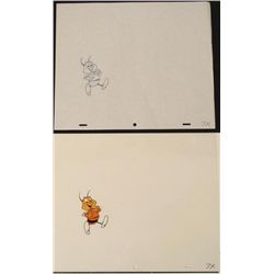 Orig Animation Honey Nut Cheerios Cel Drawing Bee Art