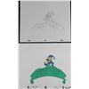 Image 1 : Original Drawing Cel Get Up Animation Donald Duck