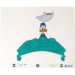 Pillow Cel Original Donald Duck Cel Animation Art Fall