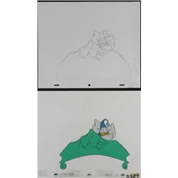 Cel Animation Donlad Duck Original Knocked Out Drawing