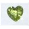 Image 1 : .80 CARAT PERIDOT BEAUTIFUL CUT & FACETED HEART SHAPE *MINED IN ARIZONA*!!