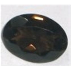 10.75 CARAT *HUGE* SMOKY TOPAZ *OVAL CUT/POLISHED & FACETED*!! GEMSTONE CAME OUT OF SAFE!!