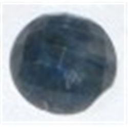 6.85 CARAT LARGE BLUE SAPPHIRE *ROUND SHAPE*!! GEMSTONE CAME OUT OF SAFE!!