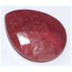 16.25 CARAT *HUGE* RUBY *PEAR CUT/POLISHED & FACETED*!! GEMSTONE CAME OUT OF SAFE!!