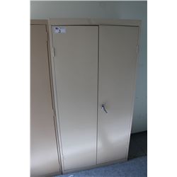 2 DOOR METAL STORAGE CABINET