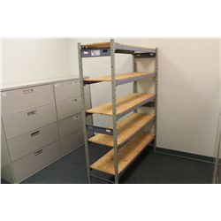 2 METAL ADJUSTABLE PARTS SHELVES