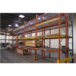 5 BAYS OF 18FT INDUSTRIAL PALLET RACKING