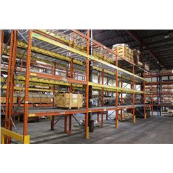 5 BAYS OF 18FT INDUSTRIAL PALLET RACKING