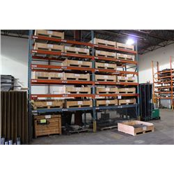 2 BAYS OF 18FT INDUSTRIAL PALLET RACKING