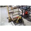 Image 1 : YELLOW 5000 LBS PALLET JACK, FLOOR JACK AND 2