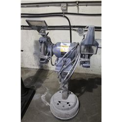 BALDOR 1.5 HP BUFFER / GRINDER ON STAND