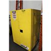 Image 2 : 2 YELLOW FLAMMABLE STORAGE CABINET ON METAL
