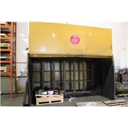 YELLOW 12FT / 10FT DEVILBISS PAINT BOOTH AND