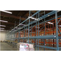 10 SECTIONS OF BLUE PALLET RACKING