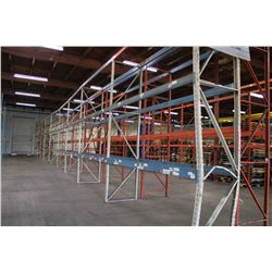 10 SECTIONS OF  WHITE PALLET RACKING