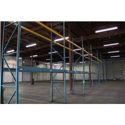 10 SECTIONS OF BLUE PALLET RACKING