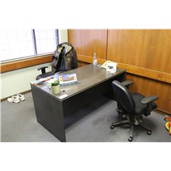 DESK, CHAIR AND TABLE