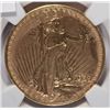 Image 2 : 1925-S $20.00 GOLD NGC AU, MINOR CLEANING, RARE DATE!
