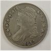 Image 1 : 1822 BUST HALF DOLLAR VF/XF OBVERSE DIE CRACK NOT A SCRATCH