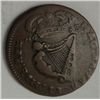 Image 2 : IRELAND RARE EARLY HALF PENNY 1683 BEAUTIFUL CHOCOLATE XF