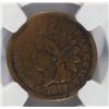 Image 2 : 1877 INDIAN ONE CENT NGC VF MINOR SURFACE SPOTS. NICE COIN!