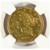 Image 2 : 1842-D $5 GOLD LIBERTY SMALL DATE NGC AU DETAILS.