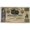 Image 1 : 1842 $50 remainder note CITY of NEW ORLEANS MUNICIPALITY No ONE CHCU