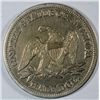 Image 2 : 1846 Seated Liberty half $    VF    est $70-$75