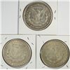 Image 2 : 1921 P,D,S SET OF MORGAN DOLLARS XF-AU