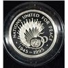 Image 2 : 1995 Great Britain Sterling silver proof 2# coin with COA