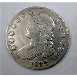 1832  Bust half $   VF   est $70-$75