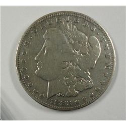 1883CC Morgan $ VG/F rim bump  est $75-$80